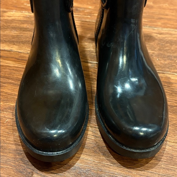 Coach Tristee Black Rain Boots Size 7M - Picture 15 of 15